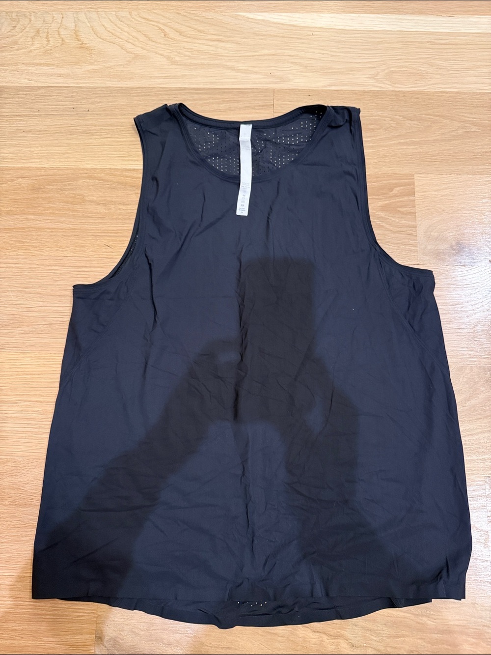 lululemon athletica Black Mesh-Back Athletic Tank